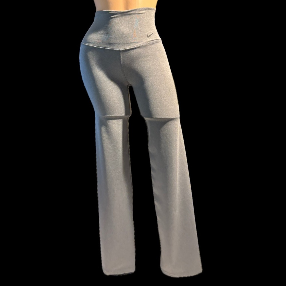 Nike Gray Dry-Fit Straight Leg Yoga Pants